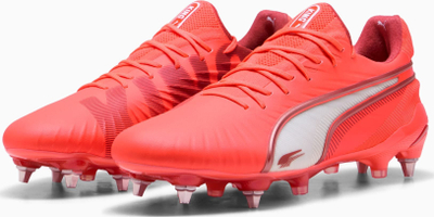 Këpucë futbolli Puma King Ultimate MxSG 108304-01, më vida, për bar të butë