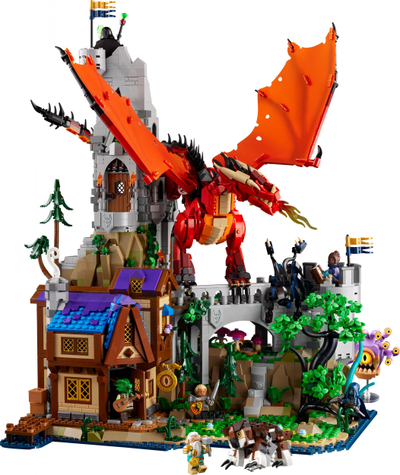 Set ndërtimi LEGO Ideas Dungeons & Dragons 21348, 3745 pjesë, për të rritur, shumëngjyrësh