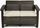 Divan dopio Keter Corfu Love Seat, për ambient të jashtëm, kafe