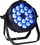 Reflektor skenik Evolights GLAZE IP65 LED PAR, 18x RGBW, për jashtë, i zi