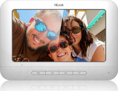 Set video interfon Hilook by Hikvision L-VIS-04, ekran 7", montim sipërfaqësor, gri