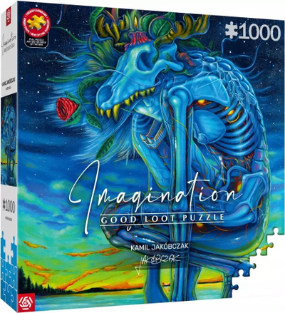 Puzzle Cenega Good Loot Imagination White Wolf, 1000 pjesë, shumëngjyrëshe