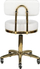 Козметичка столица Activeshop GOLD AM-961, ротирачка, бела
