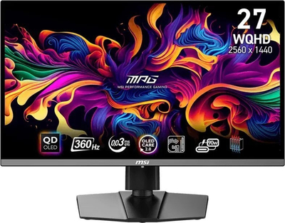 Гејминг монитор MSI MPG 271QRXDE, 27\", QD OLED, 240Hz