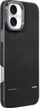 Mbulesë telefoni LAUT KEV Protect, për iPhone 16, fibrë aramid, e zezë