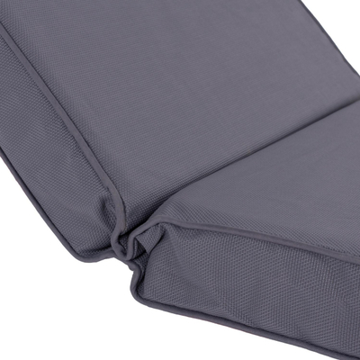 Jastëk shezlloni Sifnos textline gri 196(117+1+78)×58×9 cm (HM11236.30T), gri