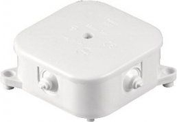 Kuti elektrike sipërfaqësore, 85mm x 85mm x 35mm, IP41, e bardhë