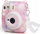 Kuti mbrojtëse LoveInstant për Fujifilm Instax Mini 12, me xhep për foto, multicolor e errët