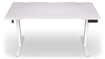 Tavolinë gaming Endorfy Atlas L Electric, elektrike, 150×78 cm, e bardhë