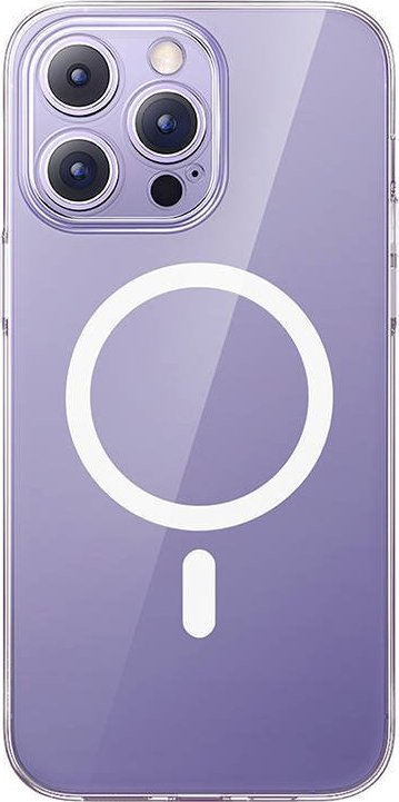 Kapak magnetik telefoni Baseus OS-Lucent, për iPhone 14 Pro Max, transparent, lejla