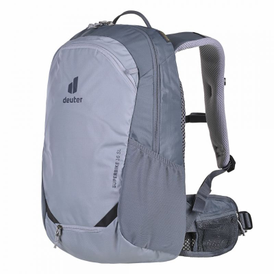 Çantë shpine për biçikletë Deuter Superbike 16 SL, 16L, me sistem ajrosje Airstripes, gri