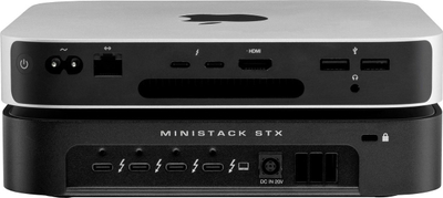 Надворешно куќиште OWC miniStack STX, Thunderbolt Hub, мат црна
