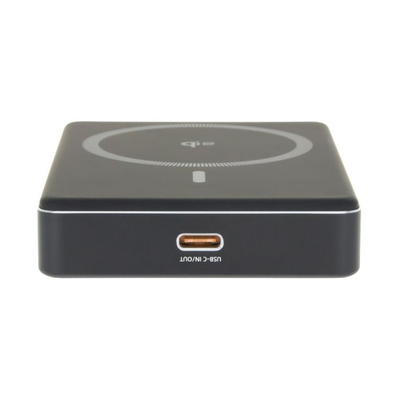 Dviced Qi2 Ultrathin MagSafe Power Bank 10000mAh, Black