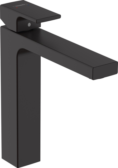 Rubinet lavamani Hansgrohe Vernis Shape 190, me pop-up waste, e zezë mat