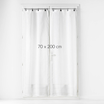 Завеса од воал Douceur d'intérieur Linka, 70 x 200 cm, бела