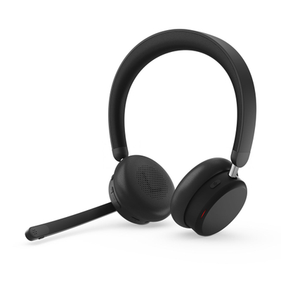Kufje Lenovo ANC Headset 6550, pa tela, Bluetooth USB Type C, të zeza
