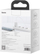 Karikues Baseus Super Si Quick 1C, USB-C, 25W, i bardhë + kabllo USB-C - USB-C, 3A, 1m, e bardhë