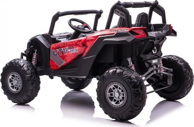 Makina elektrike për kalamaj UTV MX Red Spider, me pult, me amortizatorë, e kuqe