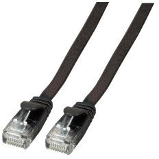 Kabllo rrjeti EFB Elektronik K8107SW.0,5, RJ45 CAT 6a, 0.5 m, i zi