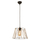 Llambë tavani metal + litar Ø30×81 cm (HM7566.01)