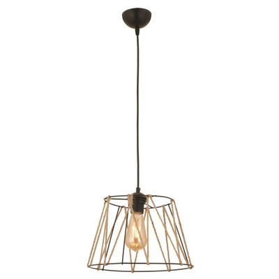 Llambë tavani metal + litar Ø30×81 cm (HM7566.01)