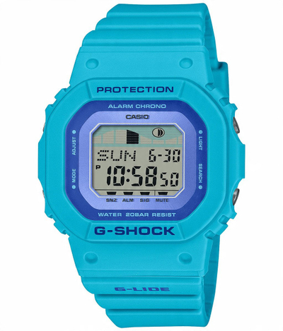 Orë sportive Casio G-Shock GLX-S5610-2ER, digjitale, 45.7mm, blu
