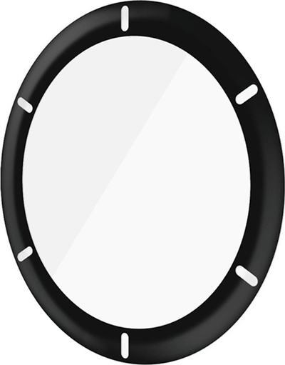 Xham mbrojtës PanzerGlass Garmin Venu 2, xham i fortë, antibakterial, i zi