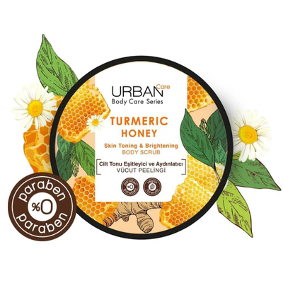 Skrub për trup Urban Care, Turmeric Honey, 200 ml