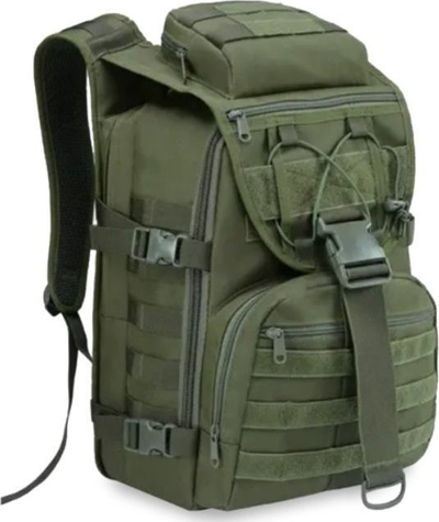 Çantë shpine turistike Offlander Survival Hiker, 25L, nylon, e gjelbër