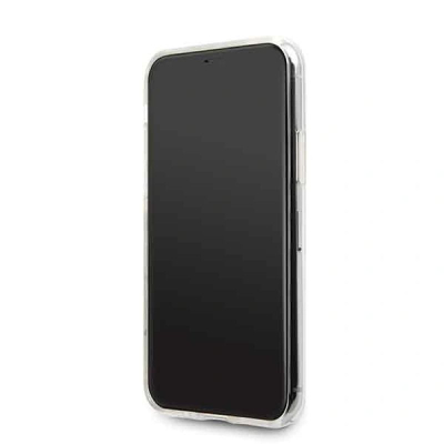 Kuti telefoni Guess Hard Case për iPhone 11 Pro, me xixa, rozë