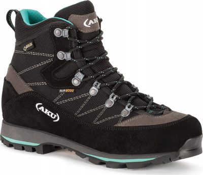 Çizme hiking Aku Trekker Lite III GTX Wide për goca, UK 6, të zeza me mente