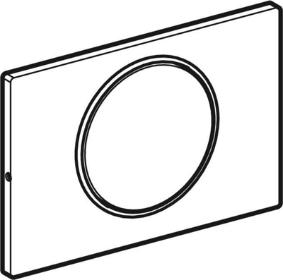 Buton shpëlarës Geberit Sigma10, metal 9 3/4", një shpëlarje, çelik inox i furçuar