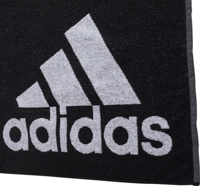 Peshqir plazhi Adidas, 100 x 50 cm, i zi