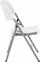 Karrige palos Home &amp; GARDEN Premium, çelik inoks, 48 x 88 x 52 cm, e bardhë