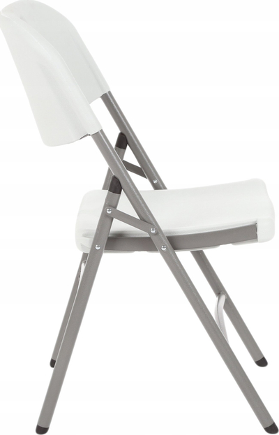 Karrige palos Home &amp; GARDEN Premium, çelik inoks, 48 x 88 x 52 cm, e bardhë