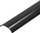 Kapak LED strip AD-LP-6502, 2m, set me 50 copë, polikarbonat i zi