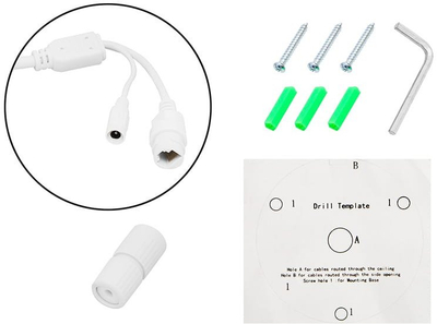 Set monitorimi BLOW CCTV, 4 kamera IP PoE 8MP, regjistrues 4 kanale, HDD 2TB