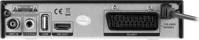 Tuner DVB-T2 DVB-C Cabletech URZ0336C, HEVC H.265, Full HD, i zi