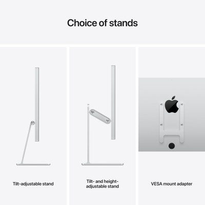 Apple Studio Display, Standard Glass, Tilt- and Height-Adjustable Stand