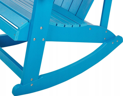 Karrige kopshti Beliani ADIRONDACK, MDF, lëkundëse, blu