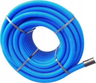 Tub korrugum mbrojtës Qrk, 32 mm, për nën tokë, blu