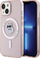 Mbulesë telefoni Karl Lagerfeld KLHMP15SHFCCNOP, për iPhone 15 14 13 6.1", MagSafe, rozë