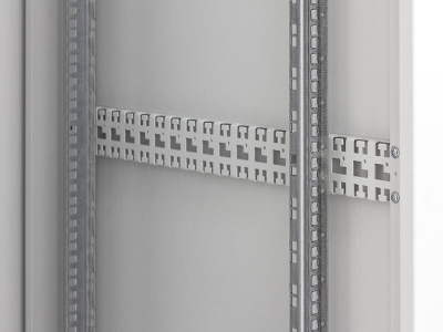 Shufër për sistemim kabllosh për rack Triton RAC-VP-X51-X1, 80 cm, RAL 7035