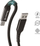 Kabllo USB Crong CRG565, USB A në USB C, 0.25m, 60W, e zezë