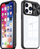 Këllëf Maximus MX Camslider për iPhone 11 Pro, 5.8", mbron kamerën, i zi transparent