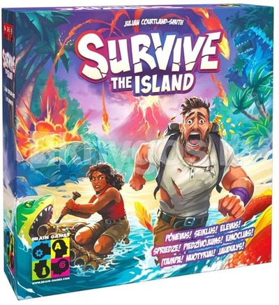 Lojë tavoline Brain Games Survive the Island, strategjike, aventurë bashkëpunuese