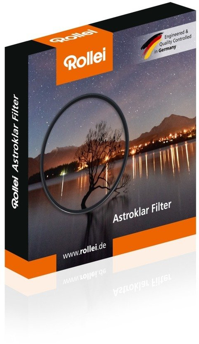 Filtër fotografic Rollei Astroklar, 72mm, për astrofotografi, i zi