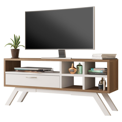 Komodë për TV CRONOS, 110×30×50 cm HM9314, bardhë