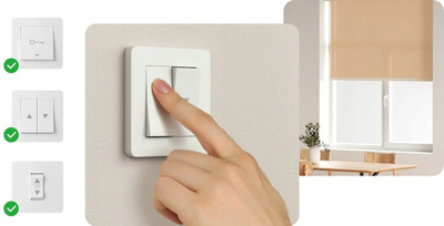 Интелигентен модул за ролетни Sonoff MINI ZBRBS, Zigbee, засилувач на сигнал, бел