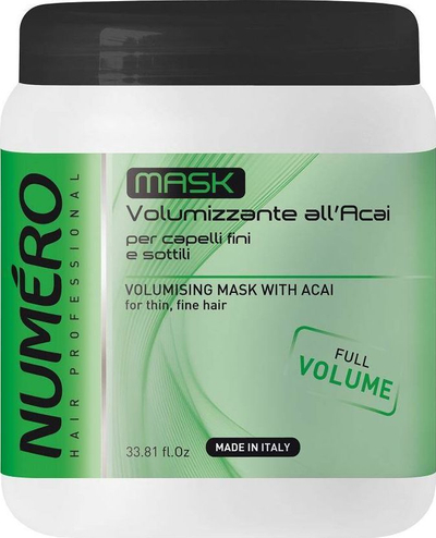 Maskë flokësh Numero Volumising me acai, 1000 ml